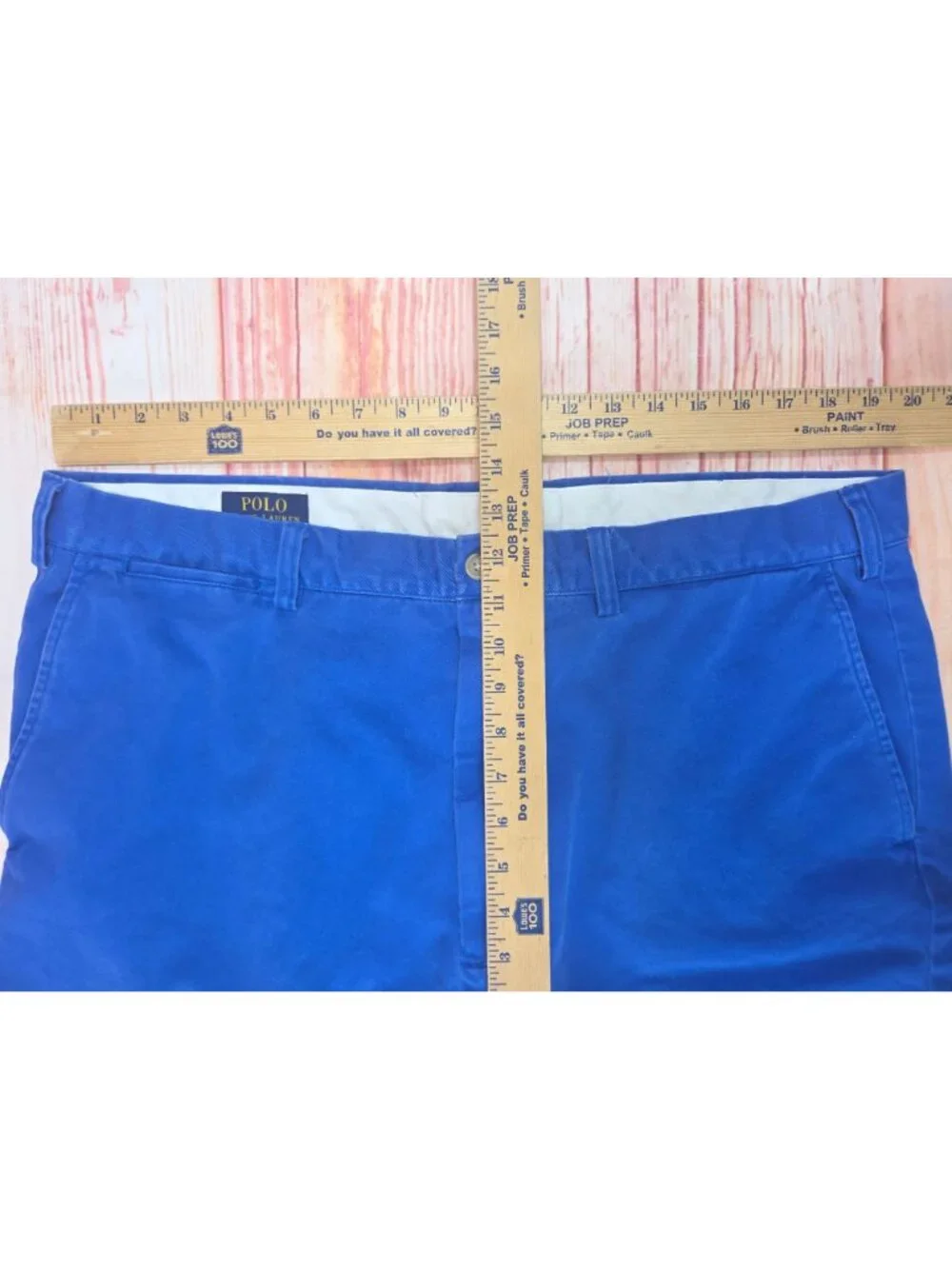 Polo Ralph Lauren Mens Blue Chino Shorts 40 Tall